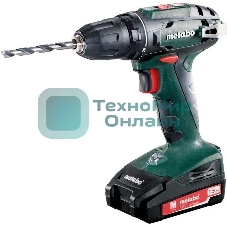 Дрель-шуруповерт Metabo BS 18 602207550 18 В, 1,5 Ач, 48 Нм, щеточный