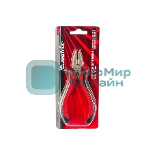 Плоскогубцы Matrix Mini 130 мм, никелированные, авторазжим, двухкомпонентные рукоятки