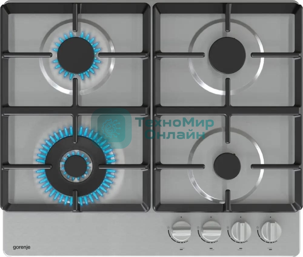Газовая варочная панель Gorenje GW641XHF нержавеющая сталь