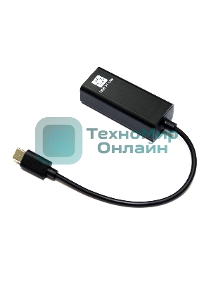 Кабель-адаптер 5bites UA3C-45-08BK USB3.1, RJ45 100MB, черный