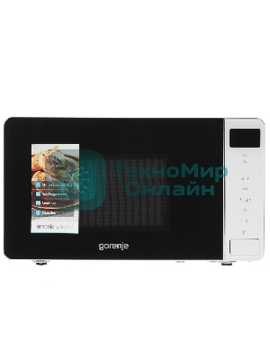 Микроволновая печь Gorenje MO20S4W белый, 20 л, 800 Вт, переключатели - сенсор