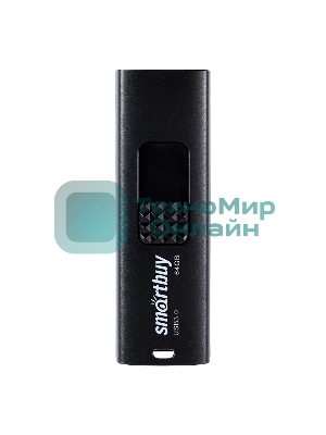 Флешка USB R/W SmartBuy R/W (SB064 Gb3FSK) UFD 3.0/3.1 064 Gb,Fashion Black черный