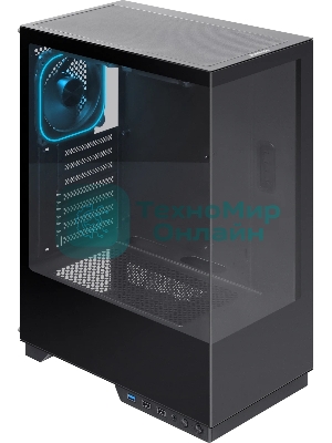 Компьютерный корпус Defender HyperHub черный,ATX,3fans,switchM/BSync