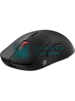Мышь беспроводная/проводная Defender Elite GM-212 черный, 26000 dpi, радиоканал, Bluetooth, USB, кнопки - 6