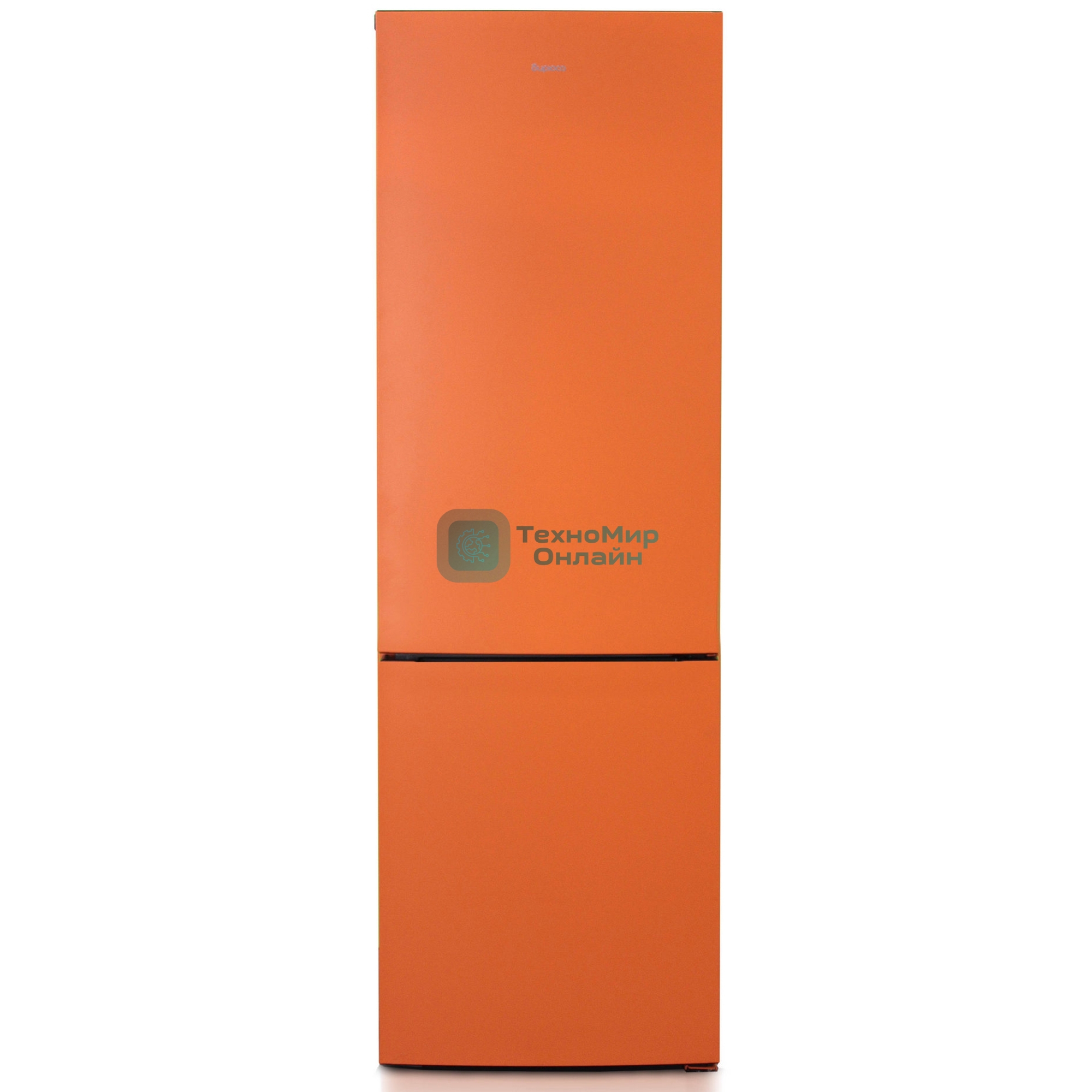 Холодильник Бирюса T6127 оранжевый двухкамерный 245/100л морозилка снизу