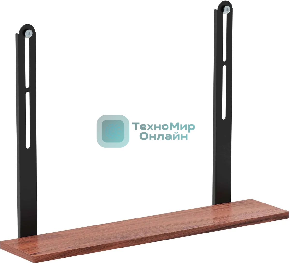 Подставка для аксессуаров Ultramounts UM313B черный/орех макс.10кг настенный