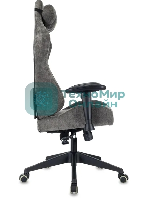 Кресло игровое Zombie 51 серый Light-19 крестов. металл