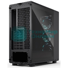 Корпус Fractal Design Epoch Black TG RGB Light Tint, Midi-Tower, чёрный, 3 x 120 мм