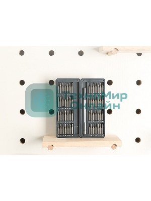 Набор прецизионных отверток Deli DL241057 (отвертка + 56 бит), сталь S2 + Cr-V