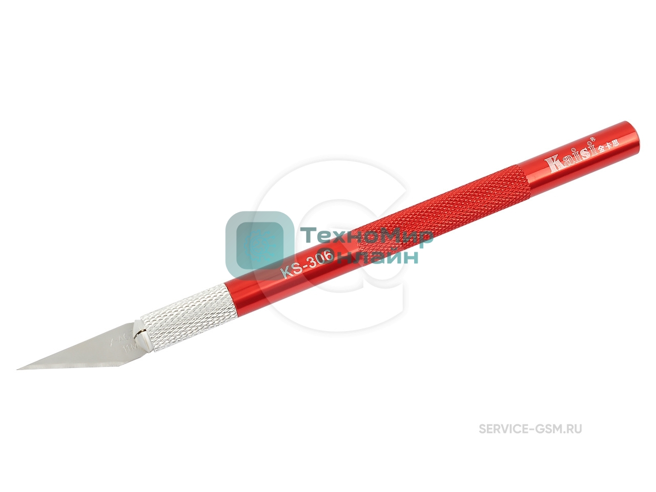 Скальпель Kaisi 306 красный