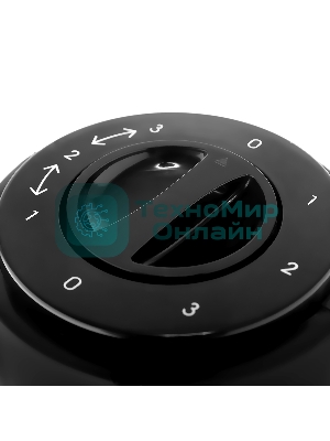 Колонный вентилятор BRAYER BR4952BK, механич.упр., вращение 90°, мощность 50Вт, защита от перегрева