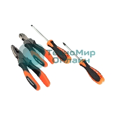 Набор инструментов Patriot 4 в 1 SPS-4: отвертки SL6*100, PH2*100, пассатижи 180мм, кусачки 160мм