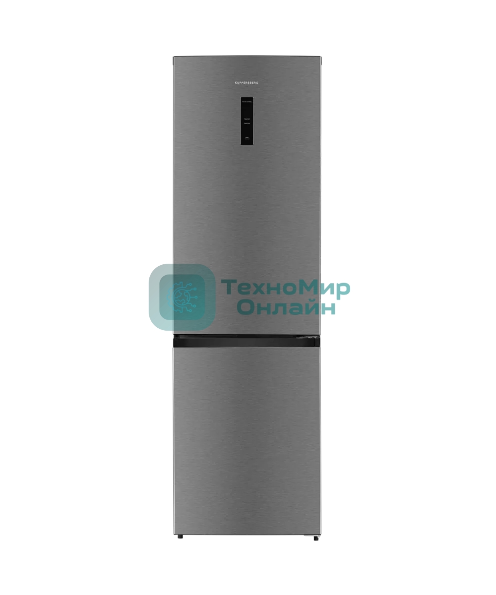 Холодильник Kuppersberg RFCN 2015 X нержавеющая сталь двухкамерный 235/109л морозилка снизу, No Frost