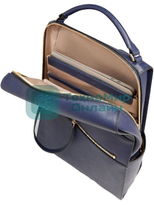 Рюкзак женский Piquadro Patricia CA6772W140/BLU темно-синий кожа