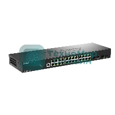 Коммутатор D-Link DGS-1210-28X/ME/C1A, 24×1 Гбит/с + 4×10 Гбит/с SFP+, управляемый
