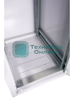 Шкаф телекоммуникационный напольный ЭКОНОМ 18U (600 × 800) дверь стекло, дверь металл