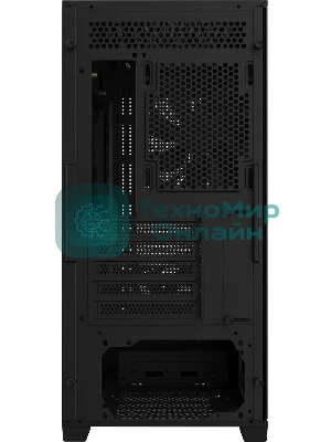 Компьютерный корпус Gigabyte C102B Gb-C102G, без БП MicroATX 5x120мм 4x140мм 2xUSB 3.0 audio bott PSU, черный