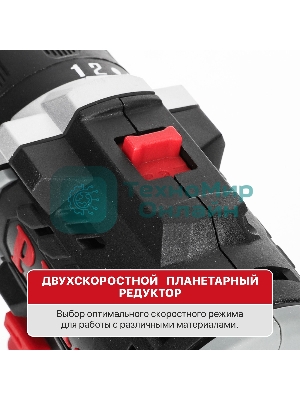 Дрель-шуруповерт P.I.T. PBM12K-10B/1, 12 В, 2 Ач, 35Нм, бесщеточный