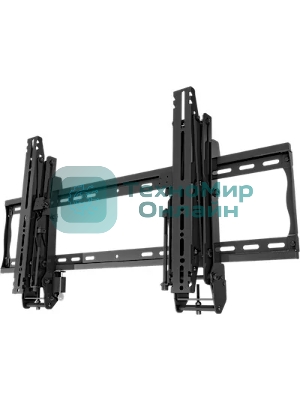 Настенное крепление для видеостен Wize Pro VW46G3 с выдвижным механизмом, тех-гия push in-pop out,37 60+, регу-ка глубины, Max VESA 800x400 мм, до 68 кг, расстояние от стены 10-27 см, верт-ое/горизонт-ое выравн-ие, защита от кражи,черный