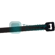 Нейлоновые стяжки Fortisflex КСС 4х250 мм черный 100 штук