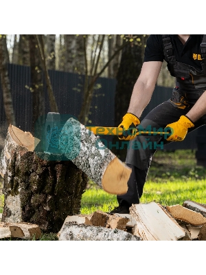 Колун-кувалда Denzel 3000 г, кованая, фибергласовая рукоятка c TPR покрытием, 880 мм