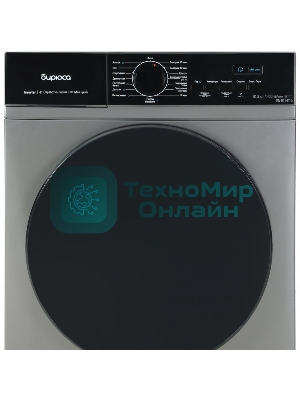 Cтиральная машина Бирюса WM-SN1014/15 M металлик, загрузка фронтальная 10.5 кг, 1400 об/мин, класс: А+++