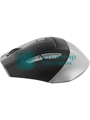 Мышь беспроводная A4Tech Fstyler FG35 серый/черный, 2000 dpi, радиоканал, USB, кнопки - 6
