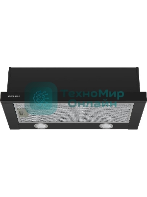 Вытяжка встраиваемая Maunfeld VS Light 60 черный, 60 см, 520 куб. м/ч, 56 дБ