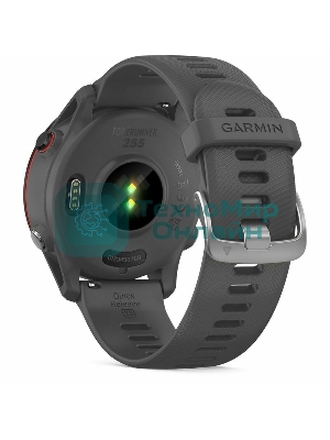 Смарт-часы Garmin Forerunner 255 темно-серый 45,6мм