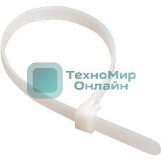 Хомут кабельный 8.8х750 нейл. белый (уп. 100 шт) IEK UHH31-D088-750-100