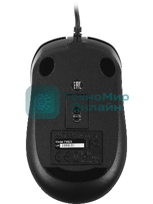 Мышь проводная A4Tech Fstyler FM12S черный, 1200 dpi, USB, кнопки - 3