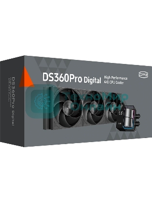 Система жидкостного охлаждения PcCooler DS360 Pro Digital ARGb Soc-AM5/AM4/1200/1700/1851 черный 4-pin 15-34.3dB Al LCD 310W Ret (D7-S360WBKN-GL)