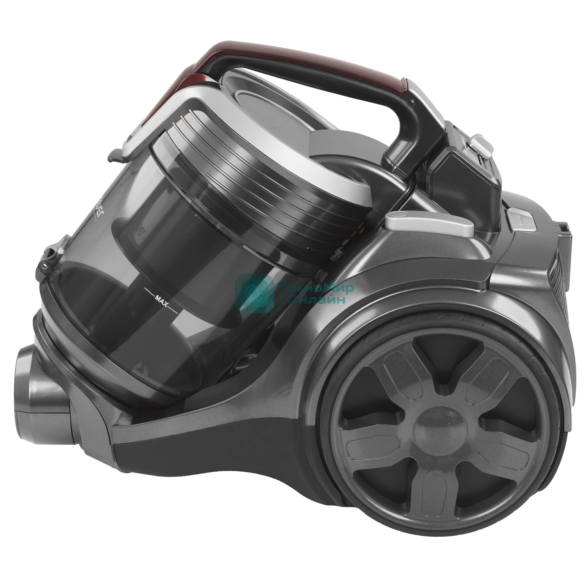 Пылесос Endever Skyclean VC-660 серый, 450/2200 Вт, уборка сухая, пылесборник контейнер 4 л