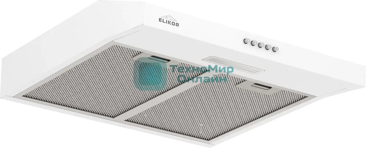 Вытяжка подвесная Elikor Eco ONE 50 WH белый, 50 см, 400 м³/ч, 51 дБ