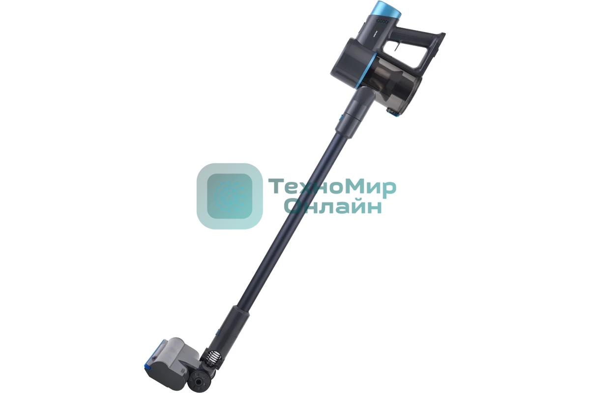 Пылесос вертикальный CENTEK CT-2570 серый, питание от аккумулятора, 180 Вт, уборка сухая, пылесборник 0.6 л