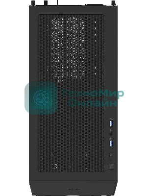 Компьютерный корпус Gigabyte C102B Gb-C102G, без БП MicroATX 5x120мм 4x140мм 2xUSB 3.0 audio bott PSU, черный