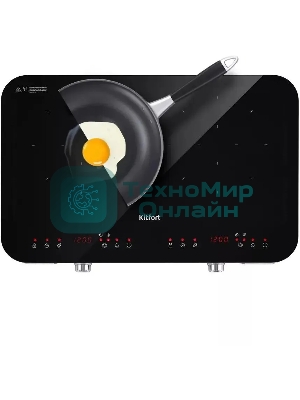 Плита Индукционная Kitfort КТ-149 черный (настольная)
