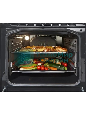 Плита электрическая Gorenje GEC5A12SG серый/черный стеклокерамика (без крышки)