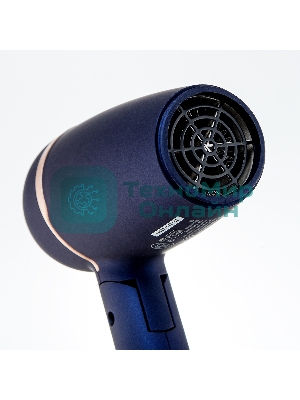 Фен BRAYER BR3025 синий/золотистый, 1400 Вт, компактный