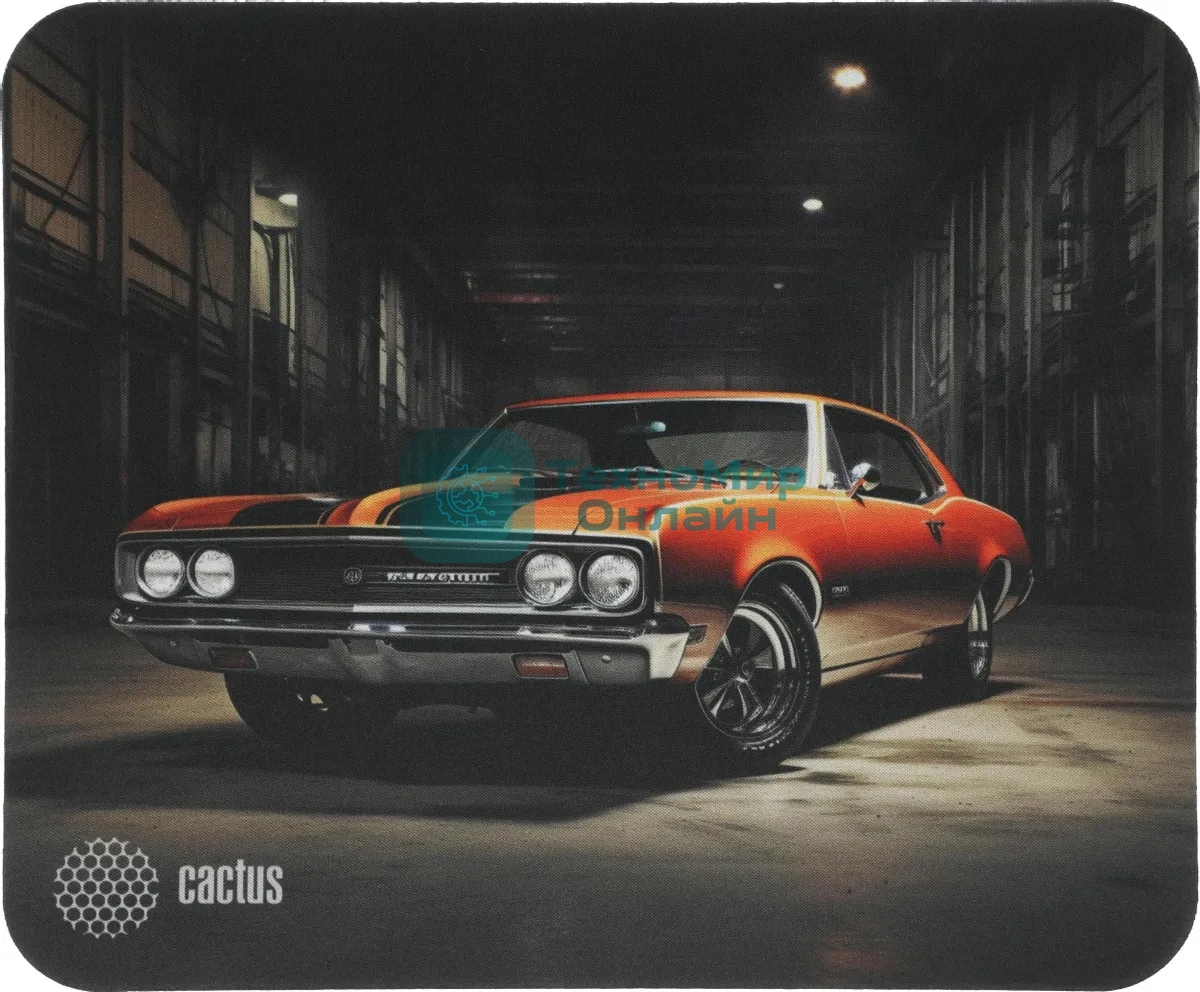 Коврик для мыши Cactus Orange Car 300x250x2мм (CS-MP-P06M)