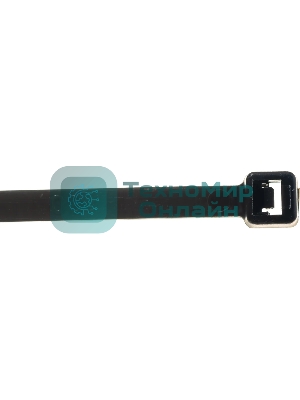 Нейлоновые стяжки Fortisflex КСС 4х250 мм черный 100 штук