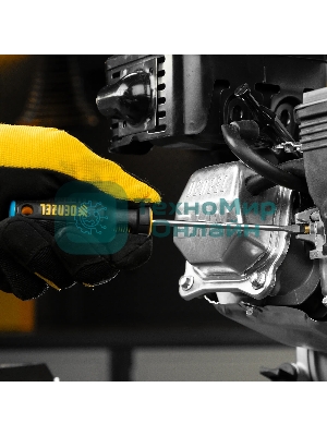 Отвертка Denzel SL4х100 мм, S2, 3к рукоятка