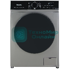 Cтиральная машина Бирюса WM-SN1014/15 M металлик, загрузка фронтальная 10.5 кг, 1400 об/мин, класс: А+++