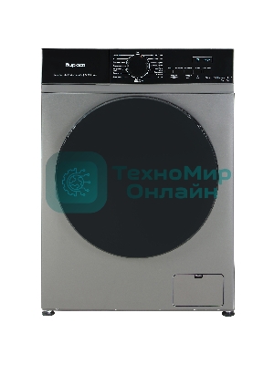 Cтиральная машина Бирюса WM-SN1014/15 M металлик, загрузка фронтальная 10.5 кг, 1400 об/мин, класс: А+++