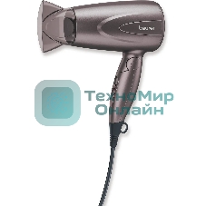 Фен Beurer HC17 серый, 1300 Вт, компактный, ионизация