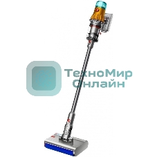 Пылесос вертикальный Dyson V12S Detect Slim Submarine 485350-01 золотой/серый металлик, питание от аккумулятора, 150 Вт, уборка сухая/влажная, пылесборник 0.35 л