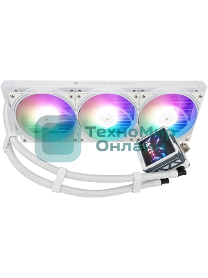 Водяное охлаждение для процессора Water Cooling System Thermalright Frozen Warframe 360 Ultra White Argb (360мм, White, ARGb/Fans: 3x120мм, 70.84CFM, 29.8dBA, 2000RPM/Pump height 60мм, 23dBA, 3000RPM, Rad thickness 27mm/S: 1200, 1700, 1851, 2011, 2066, 115X, AM5, AM4)