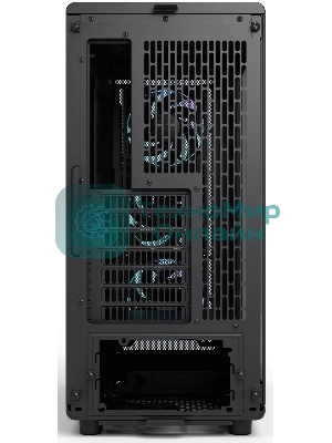 Корпус Fractal Design Epoch Black TG RGB Light Tint, Midi-Tower, чёрный, 3 x 120 мм