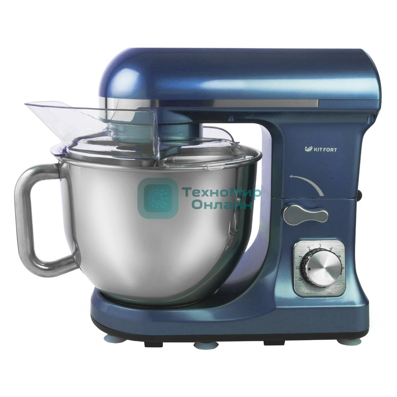 Миксер стационарный Kitfort КТ-1343-2 1000Вт светло-голубой/серый