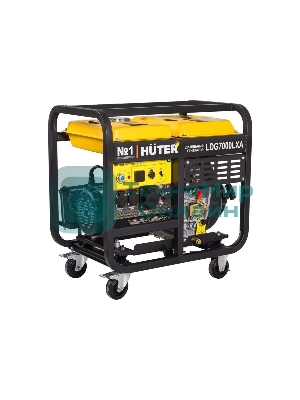 Электрогенератор дизельный Huter LDG 7000LXА, 5.5 кВт, 71 дБ, 114.8 кг